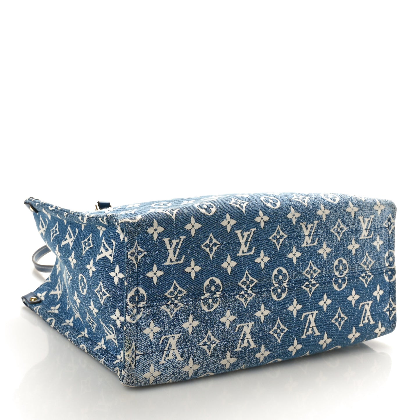 Monogram Jacquard Denim Onthego MM Bleu