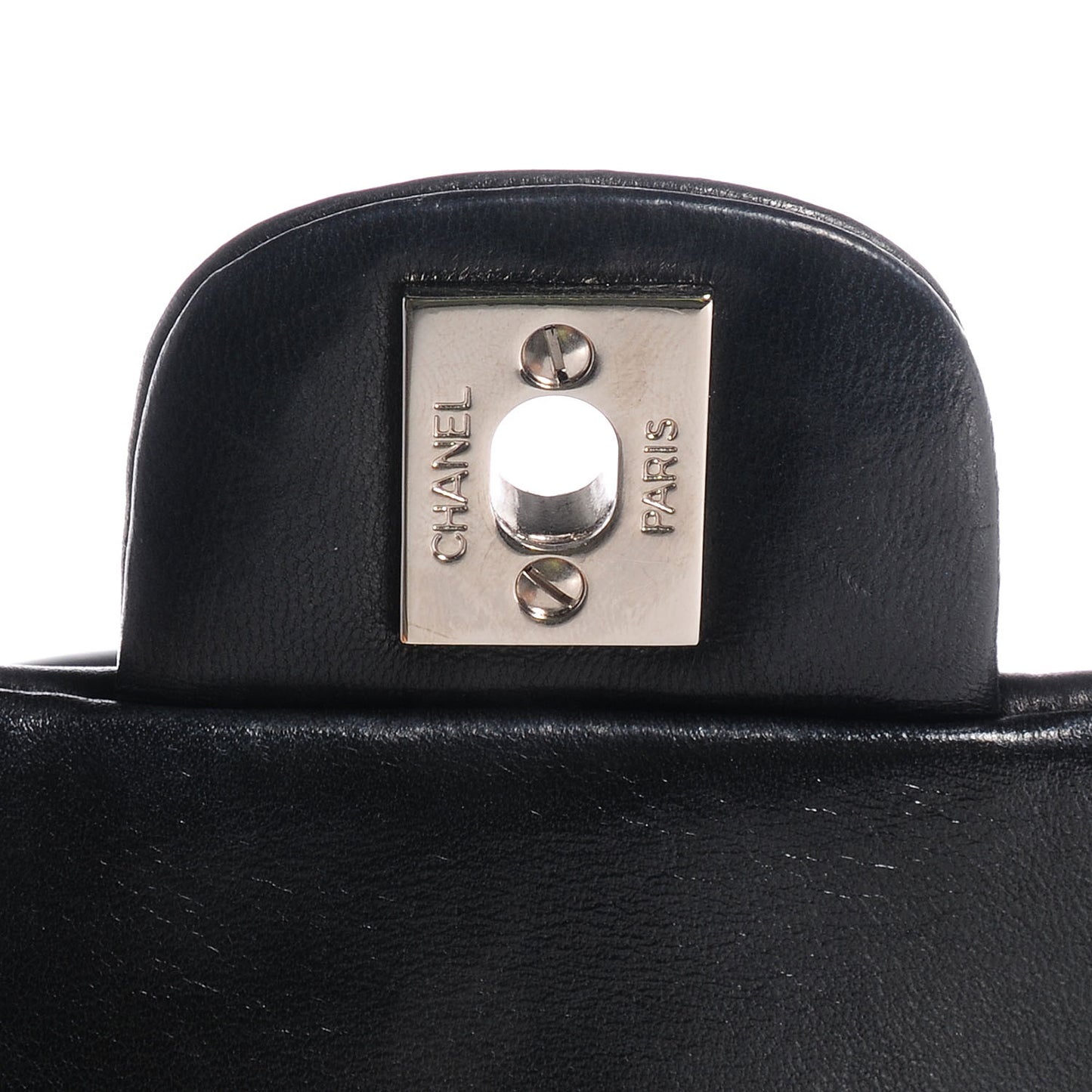 Lambskin Quilted Kelly Medium Flap Bag Black