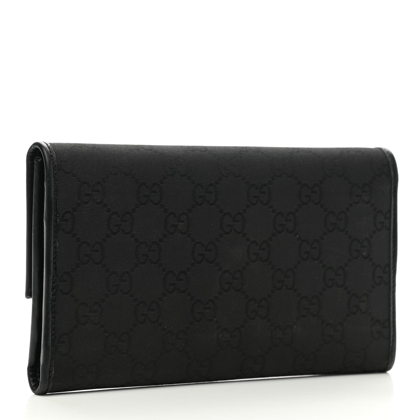 Monogram Nylon Continental Wallet Black