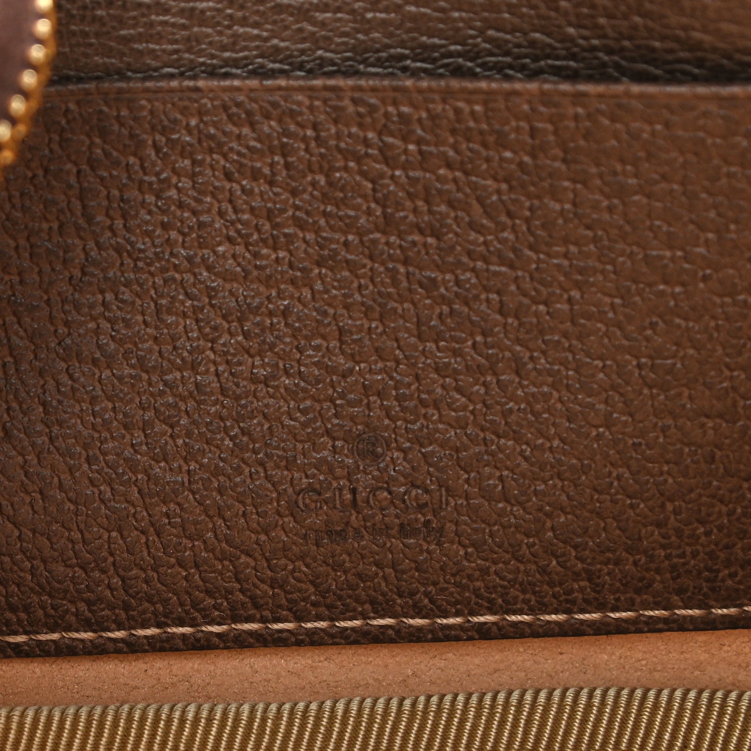 Gucci GG Supreme Monogram Ophidia Belted iPhone Case 95 38 Dark Brown 7 of 13