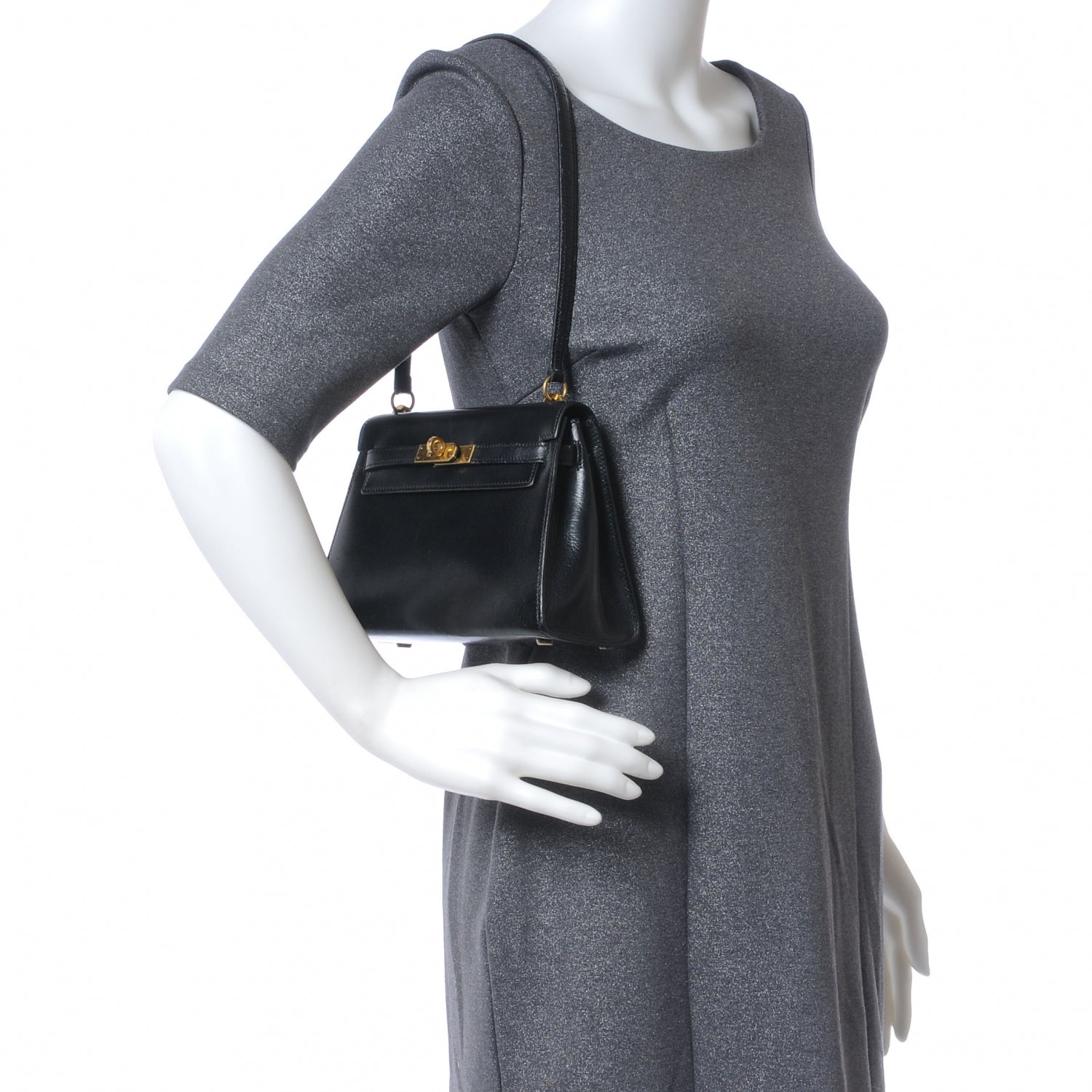 Hermes Box Mini Kelly Sellier 20 Black 2 of 7