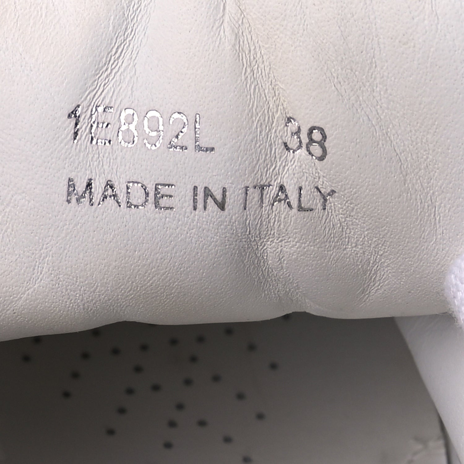 Prada Vitello Soft Logo Low Top Sneakers 38 White 9 of 10