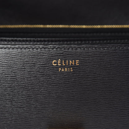 Celine Liege Calfskin Medium Classic Box Flap Bag Black 8 of 11
