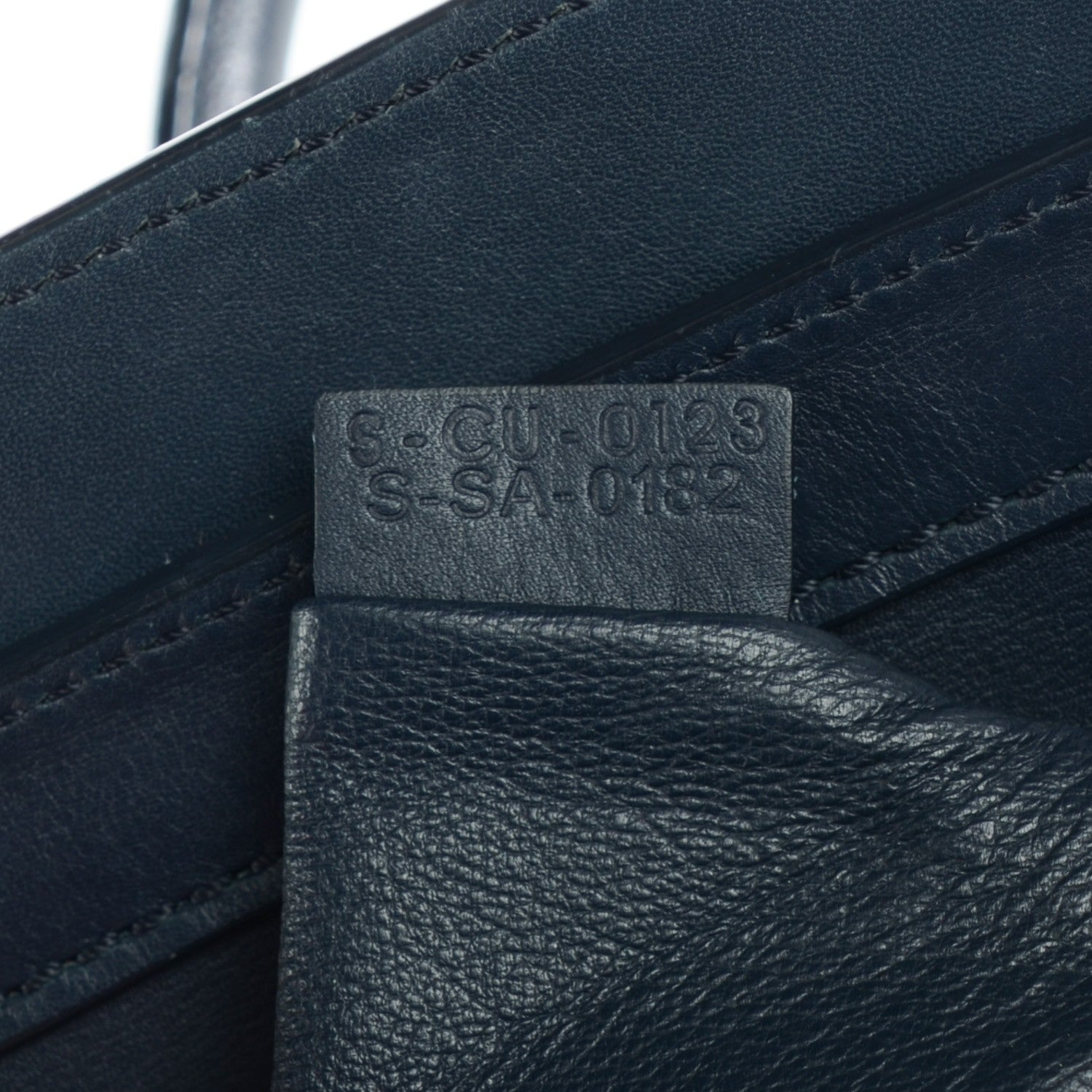 Celine Smooth Calfskin Micro Luggage Navy Blue 10 of 11