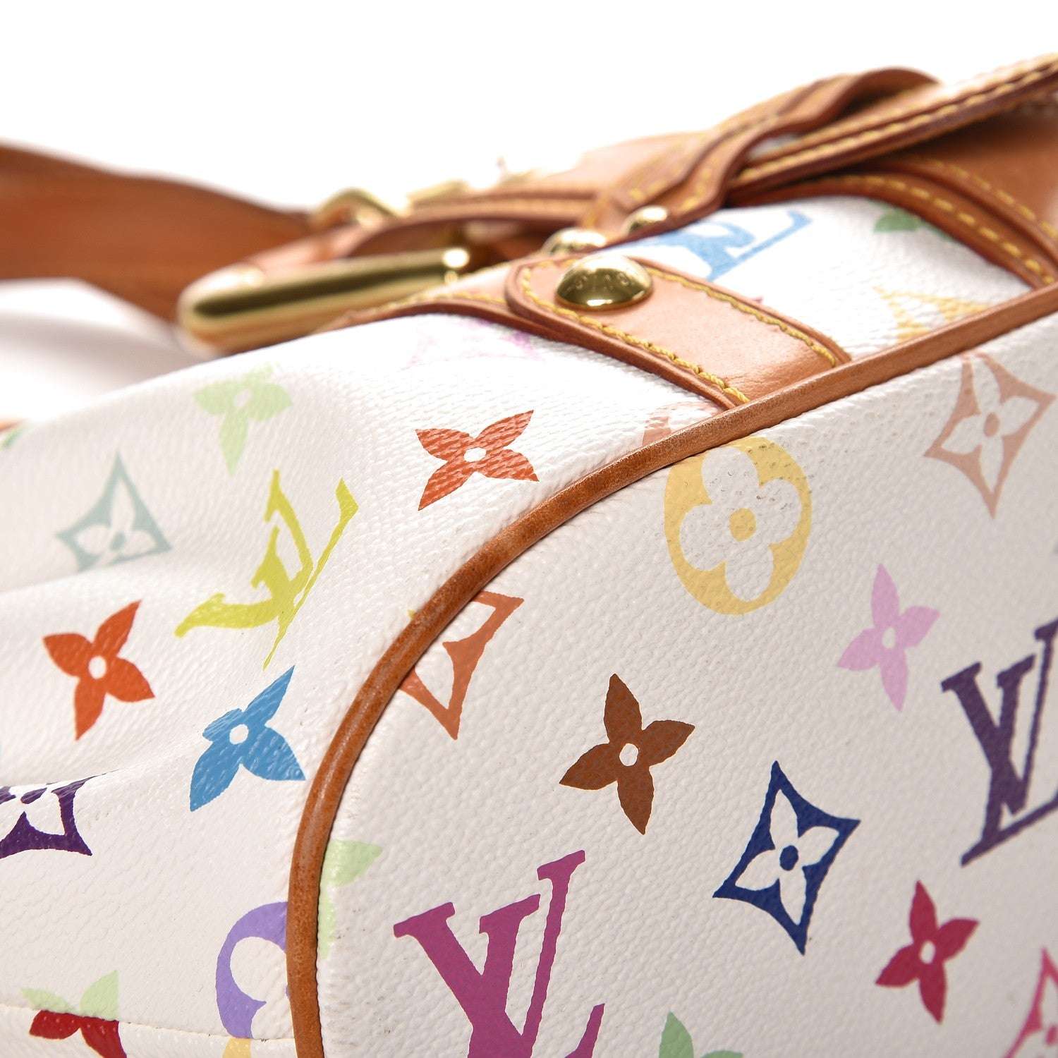 Louis Vuitton Monogram Multicolor Theda GM White 7 of 11