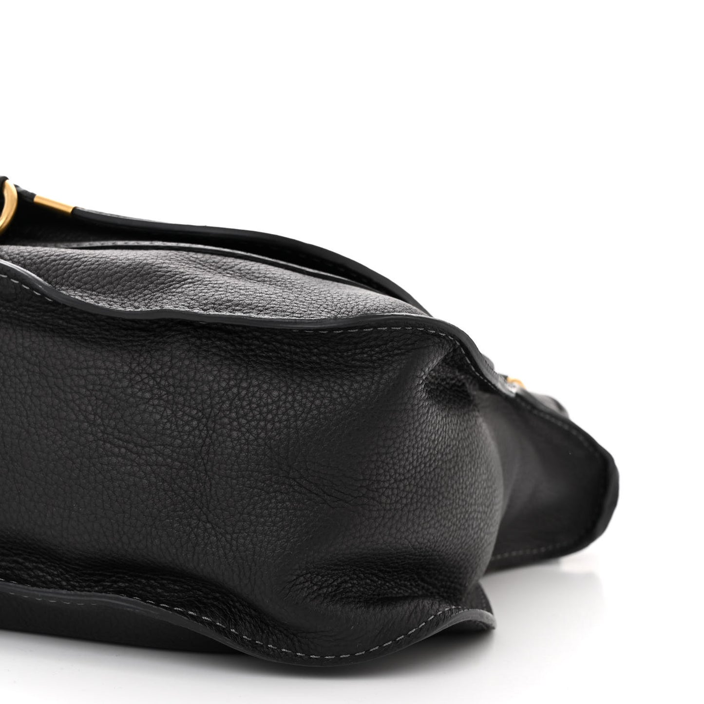 Calfskin Medium Marcie Satchel Black