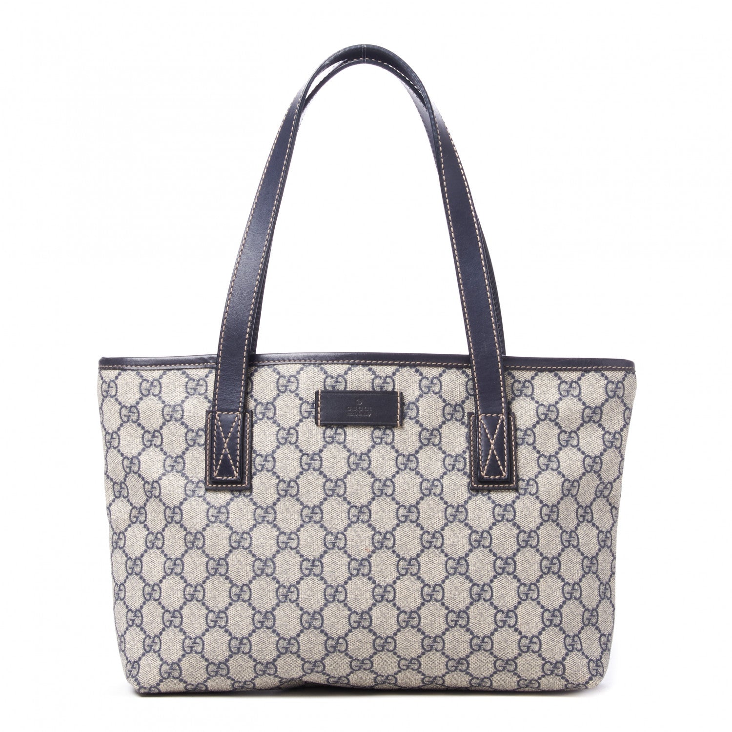 Gucci GG Supreme Monogram Small Joy Tote Navy 1 of 8
