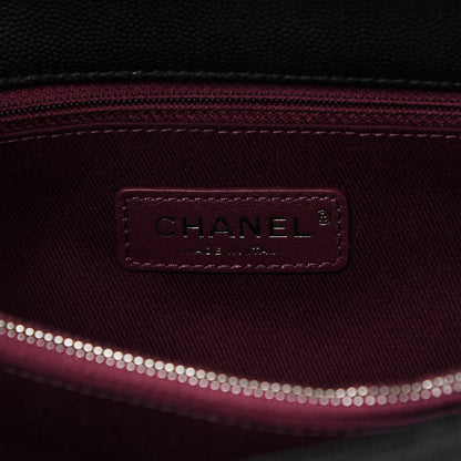 Chanel Caviar Quilted Small Coco Handle Flap Black 8 of 10
