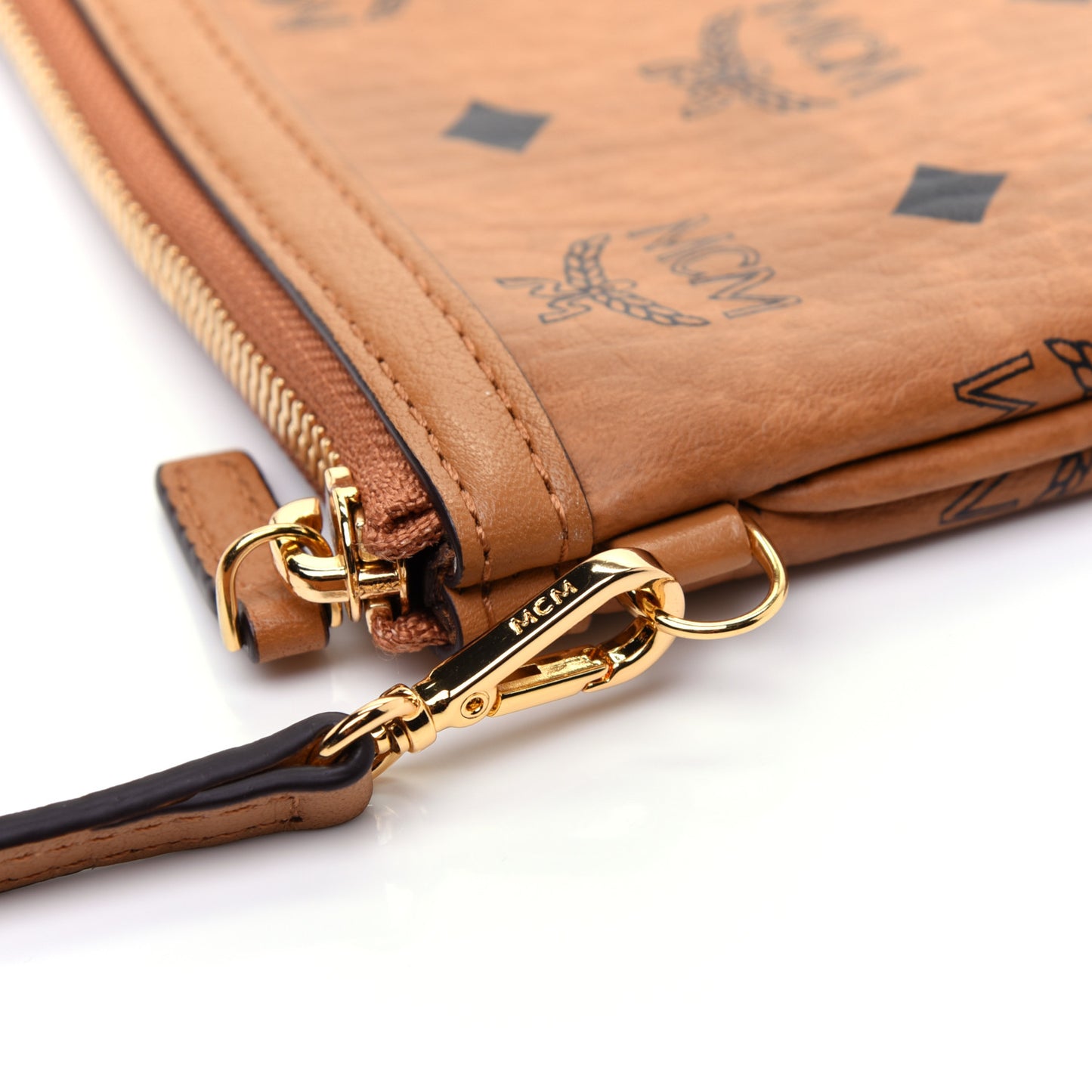 Visetos Liz Shopper Tote Pouch Cognac