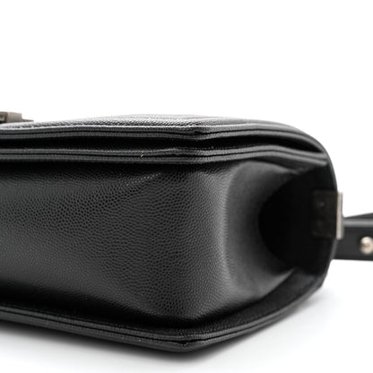 Chanel Caviar Quilted Medium Boy Flap Black 9 of 10