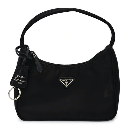 Prada Tessuto Nylon Mini Re-Edition 2000 Bag Black 1 of 8