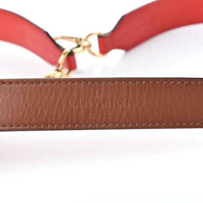 Louis Vuitton Calfskin Tuileries Shoulder Strap Caramel Rouge 3 of 4