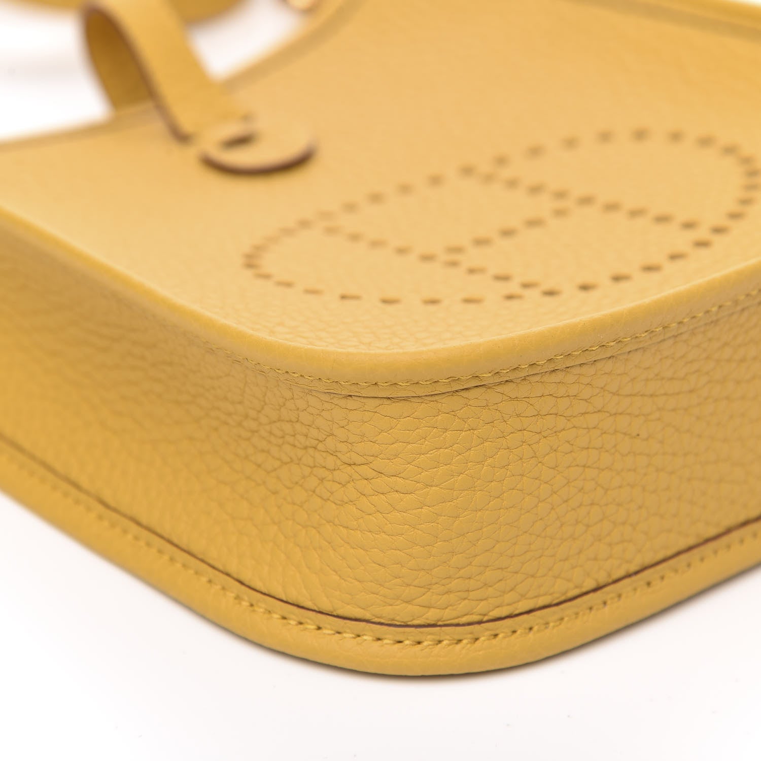 Hermes Taurillon Clemence Evelyne TPM Jaune Ambre 8 of 10