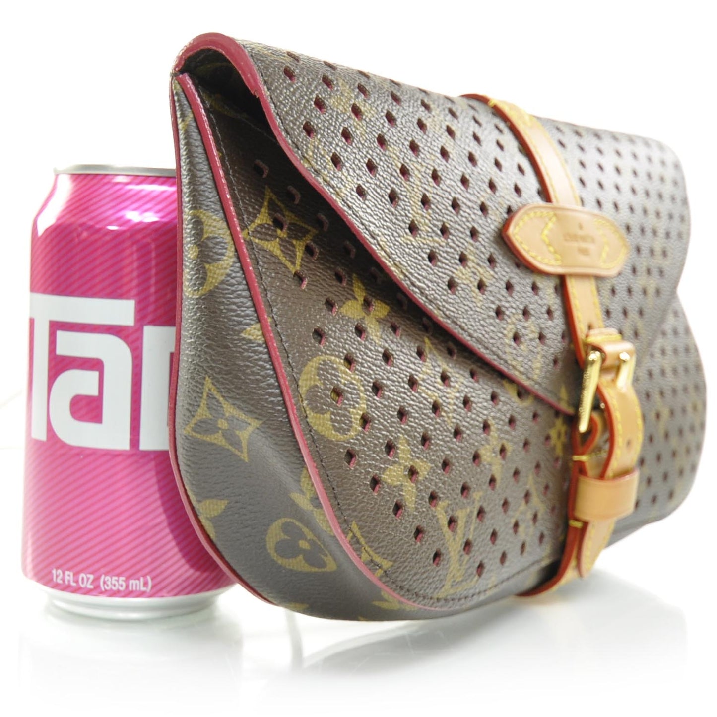 Monogram SC Flore Clutch Saumur Corail