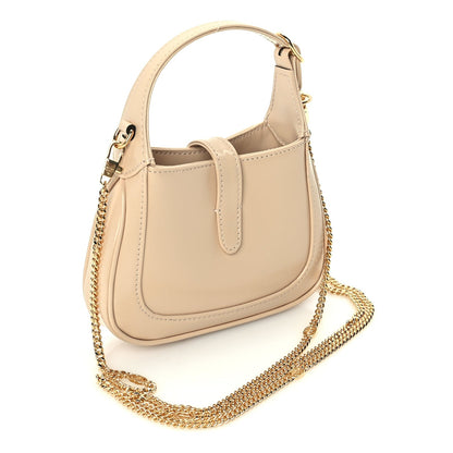 Gucci Boarded Dyana Lux Calfskin Nano Jackie 1961 Hobo Beige 2 of 8