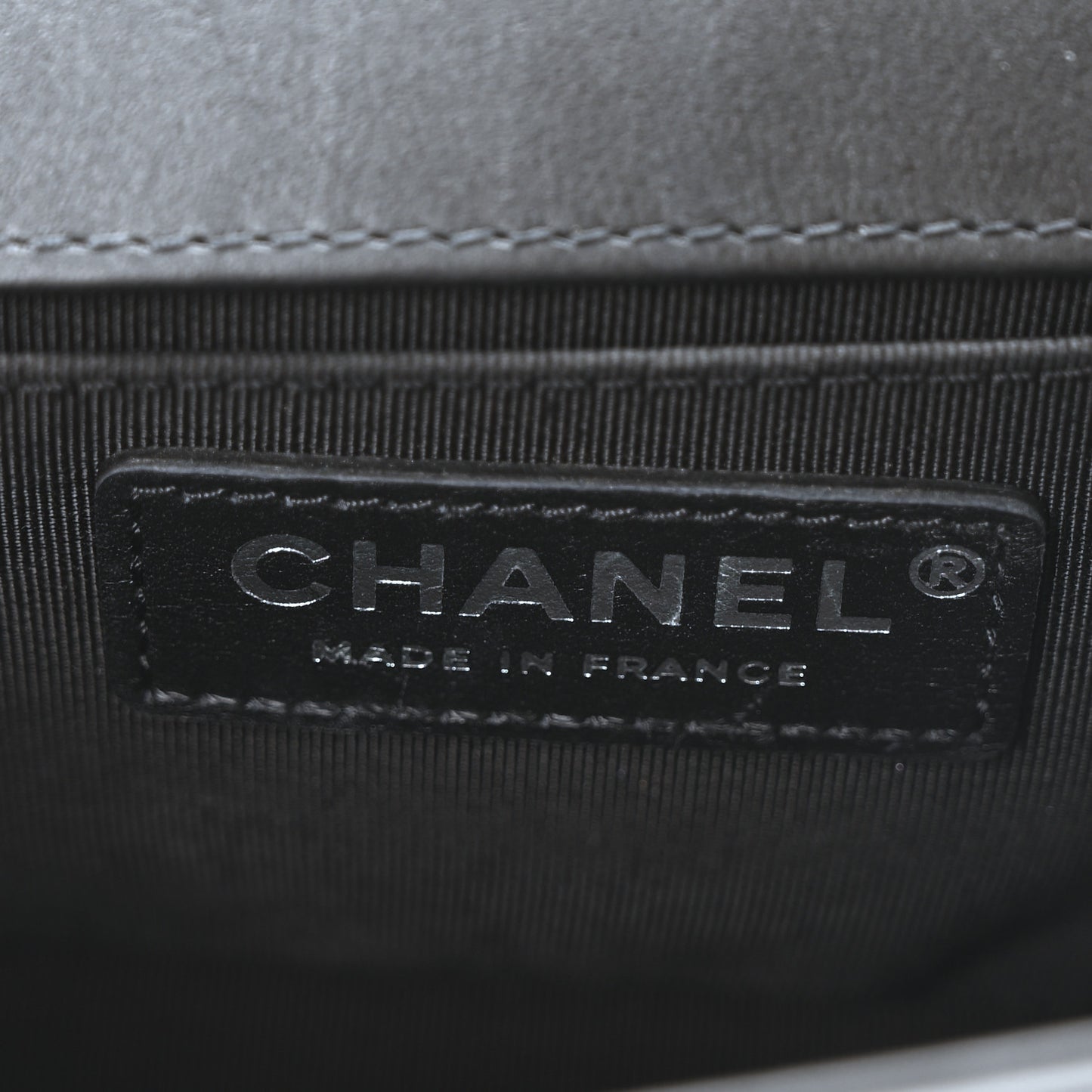 Lambskin Quilted Small Boy Flap Black