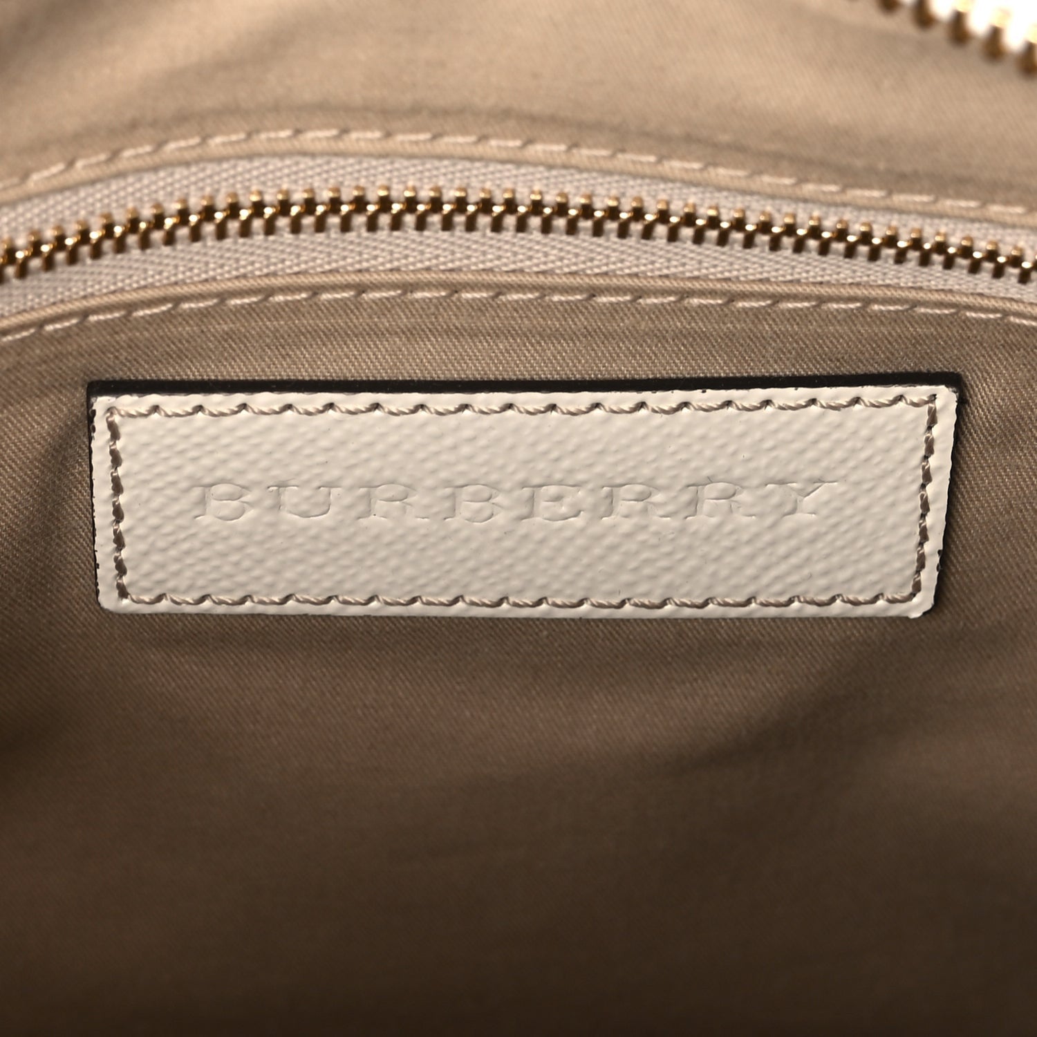 Burberry Haymarket Check Medium Minford Portrait Tote White 4 of 8