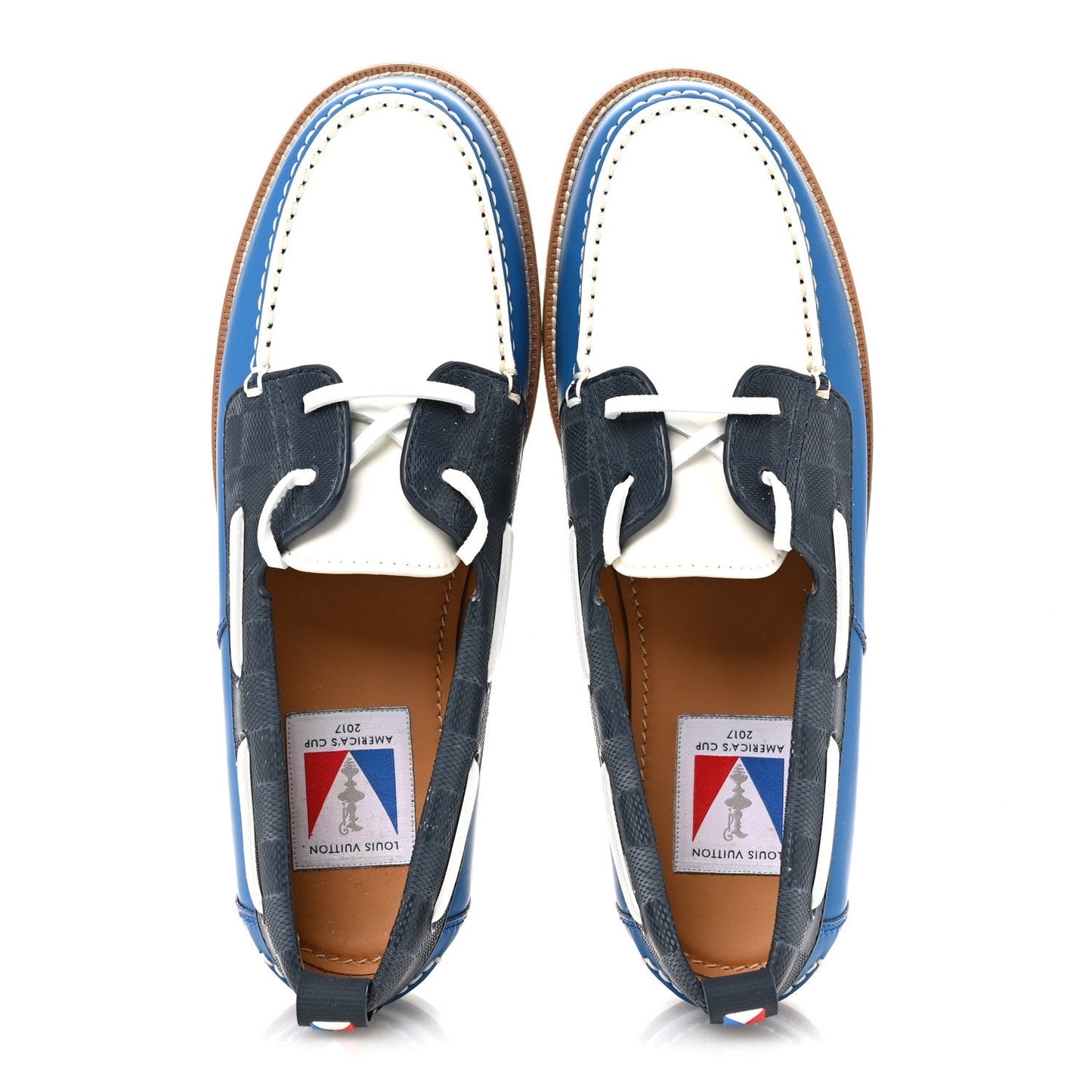 Mat Calfskin Mens Rubber America's Cup Marine Boat Shoe Pacific Blue