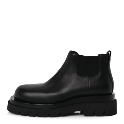 Bottega Veneta Calfskin The Lug Chelsea 55mm Cropped Boots 40 Black 1 of 10