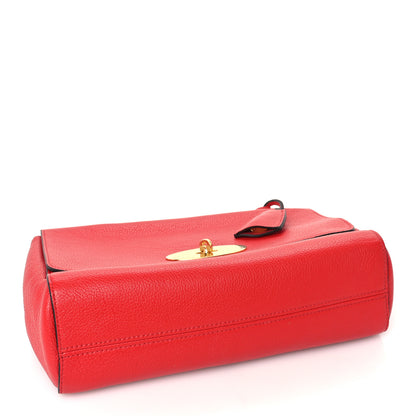 Mulberry Small Classic Grain Calfskin Medium Lily Flap Scarlet 3 of 8