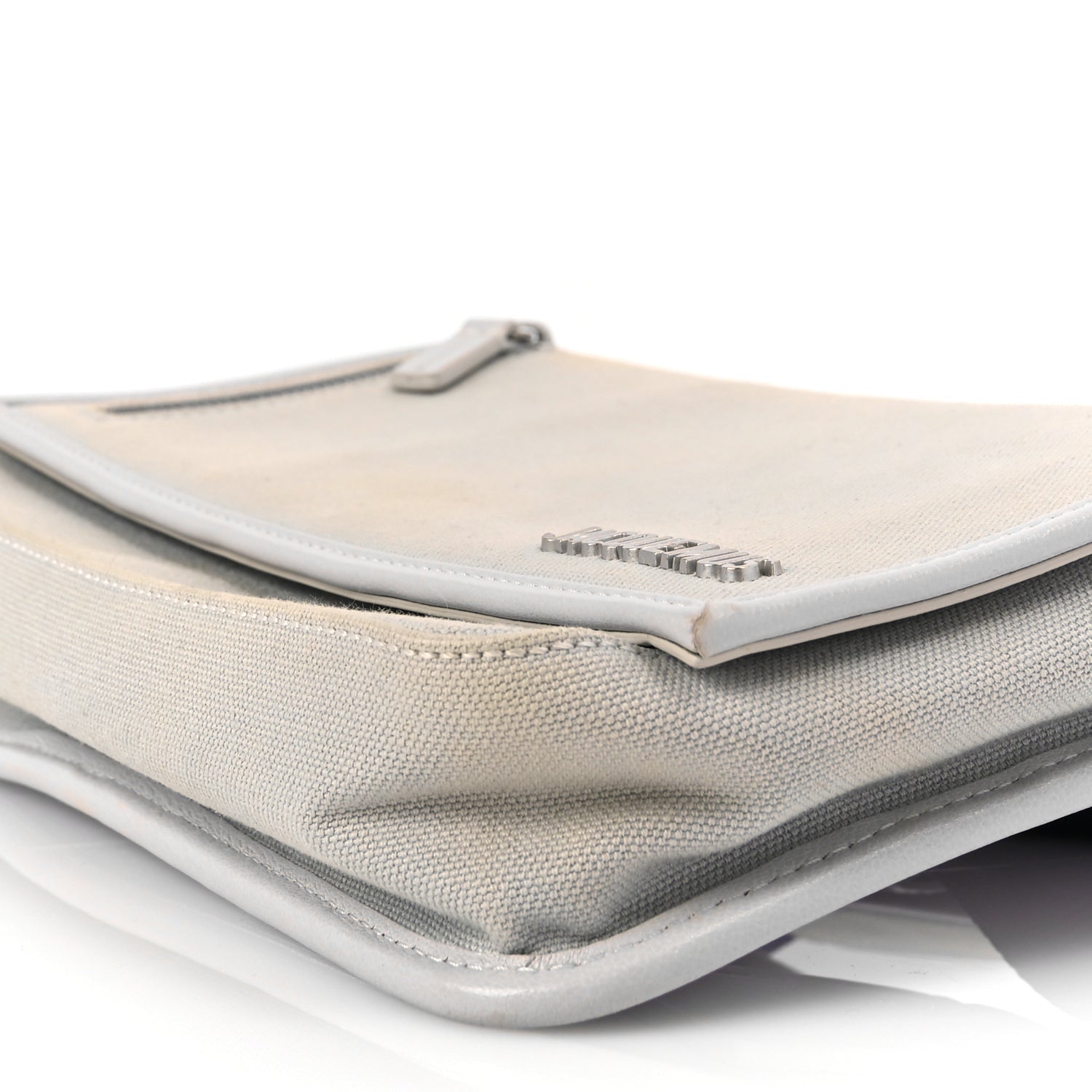Jacquemus Canvas Le Messageru Bag  Grey 8 of 8