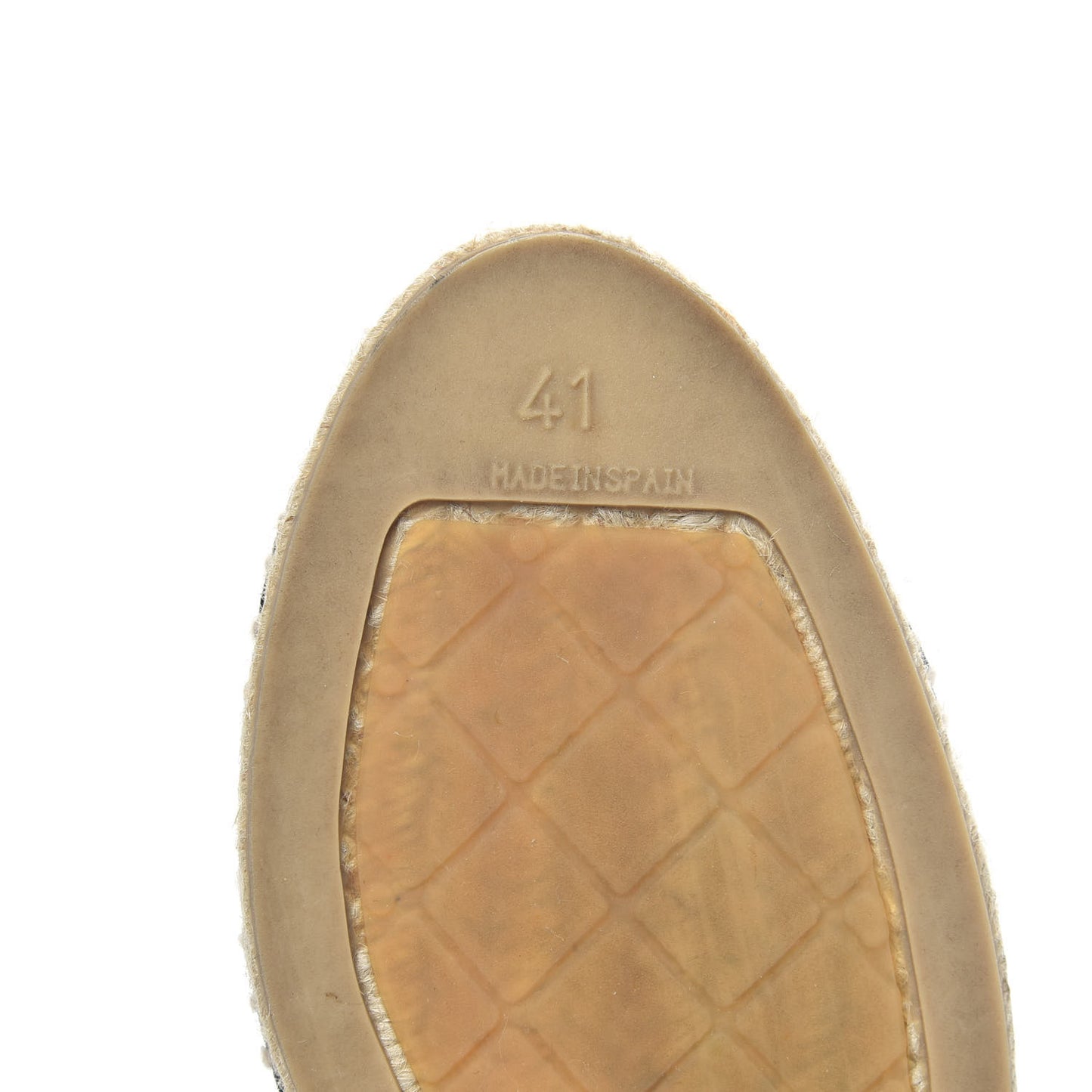 Lambskin CC Espadrilles 41 Black