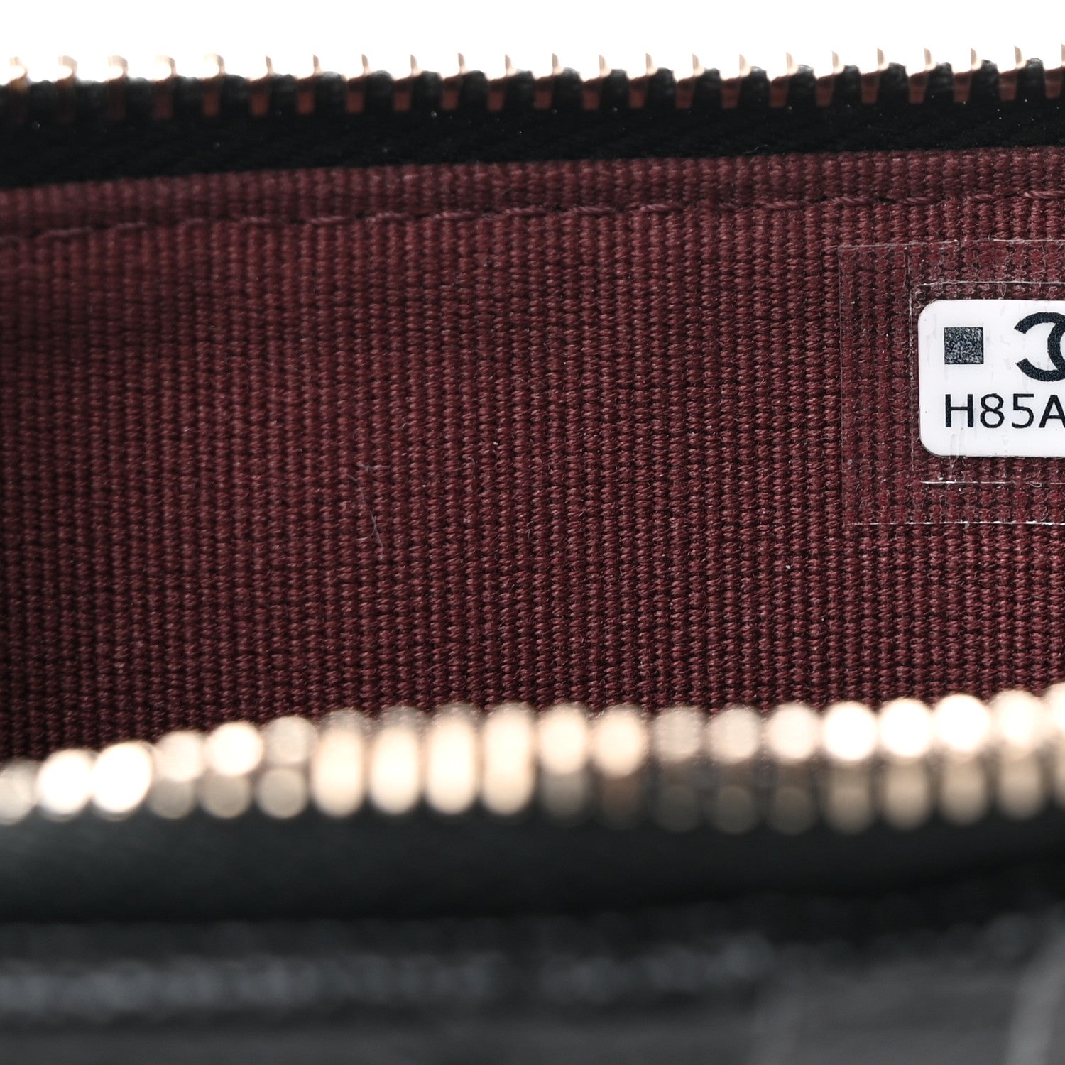 Chanel Caviar Quilted Flap Zip Card Holder Black 7 of 8