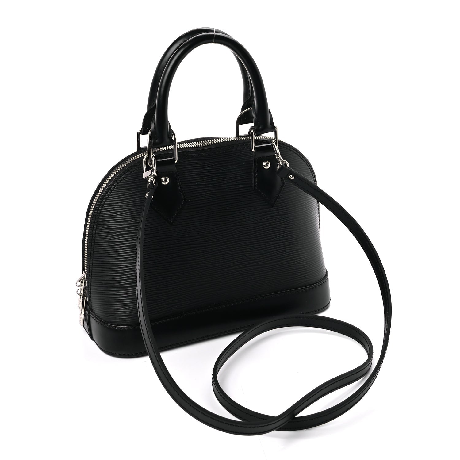 Louis Vuitton Epi Alma BB Black 2 of 8