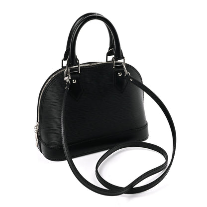 Louis Vuitton Epi Alma BB Black 2 of 8