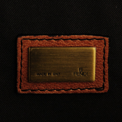 Fendi Nappa Patent B Bis Flap Bag Osso Black 6 of 9