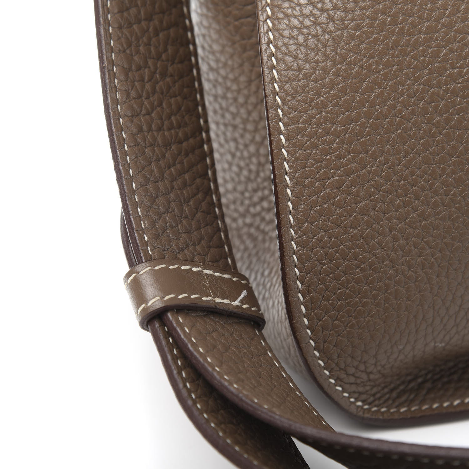 Hermes Taurillon Clemence Jypsiere 34 Etoupe 10 of 13