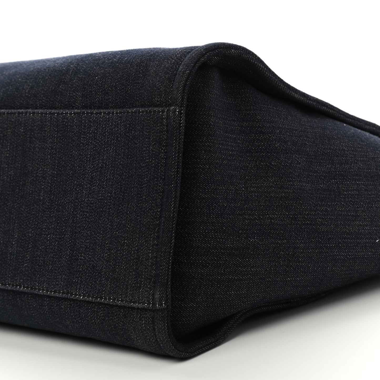 Canvas Medium Deauville Tote Dark Blue