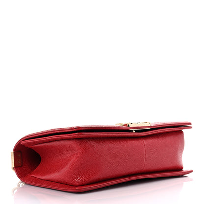 Chanel Caviar Quilted Medium Boy Flap Red 4 of 13