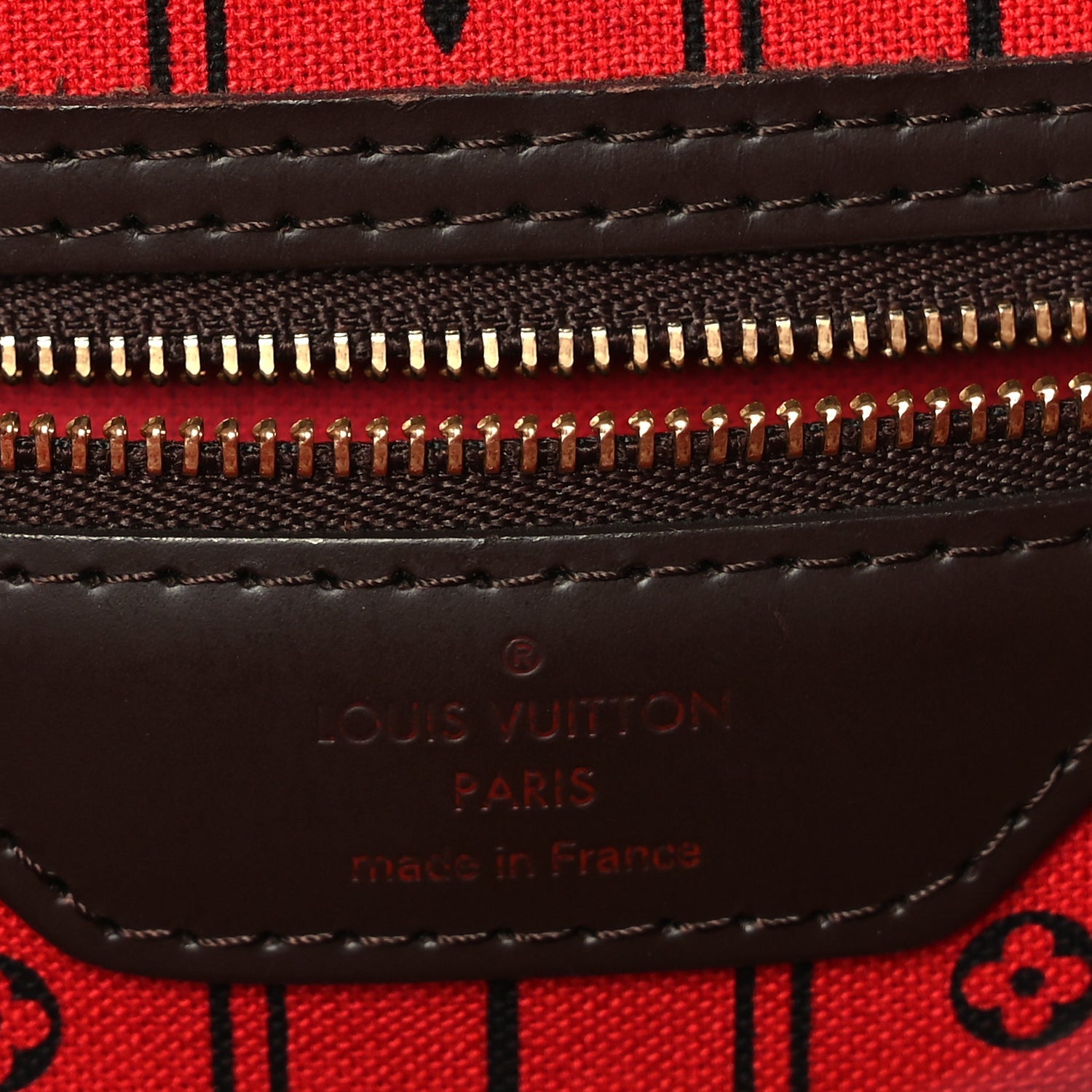 Louis Vuitton Damier Ebene Neverfull MM 6 of 9