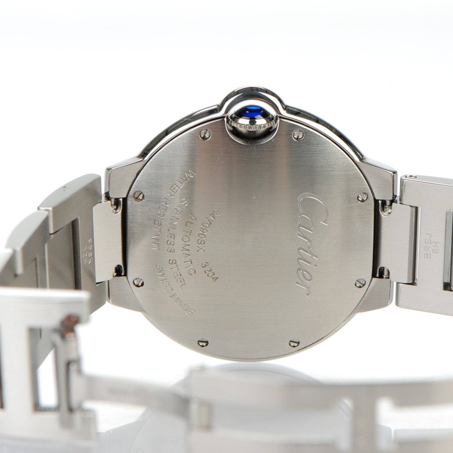 Cartier Stainless Steel 36mm Ballon Bleu De Automatic Watch 3 of 9