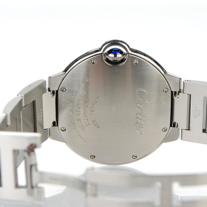Cartier Stainless Steel 36mm Ballon Bleu De Automatic Watch 3 of 9