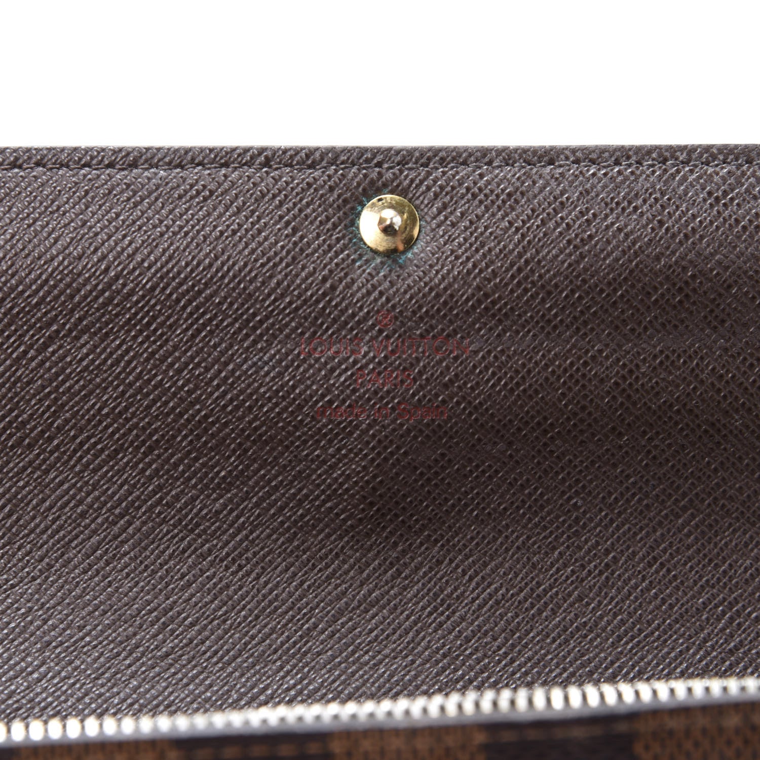 Louis Vuitton Damier Ebene Sarah Wallet 10 of 14