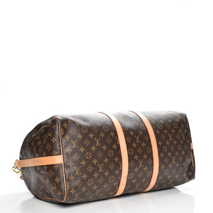 Louis Vuitton Monogram Keepall Bandouliere 55 5 of 11