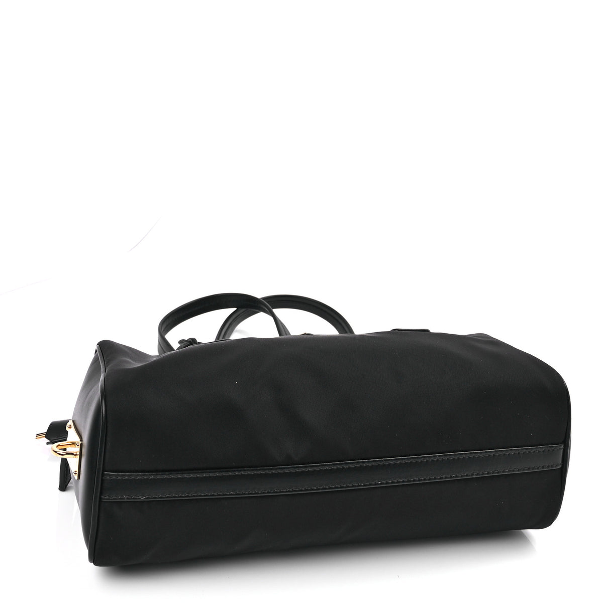 Tessuto Vitello Shoulder Bag  Black