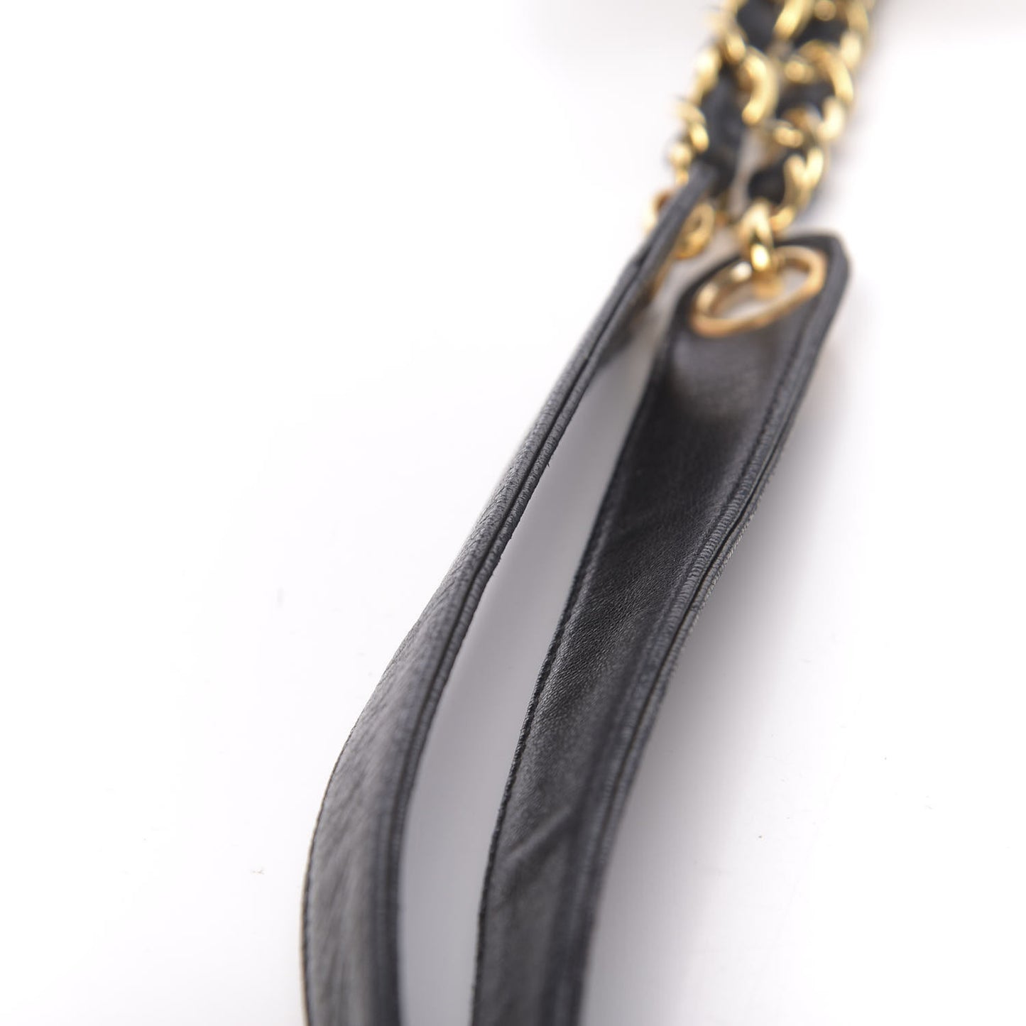 Lambskin CC Shoulder Bag Black