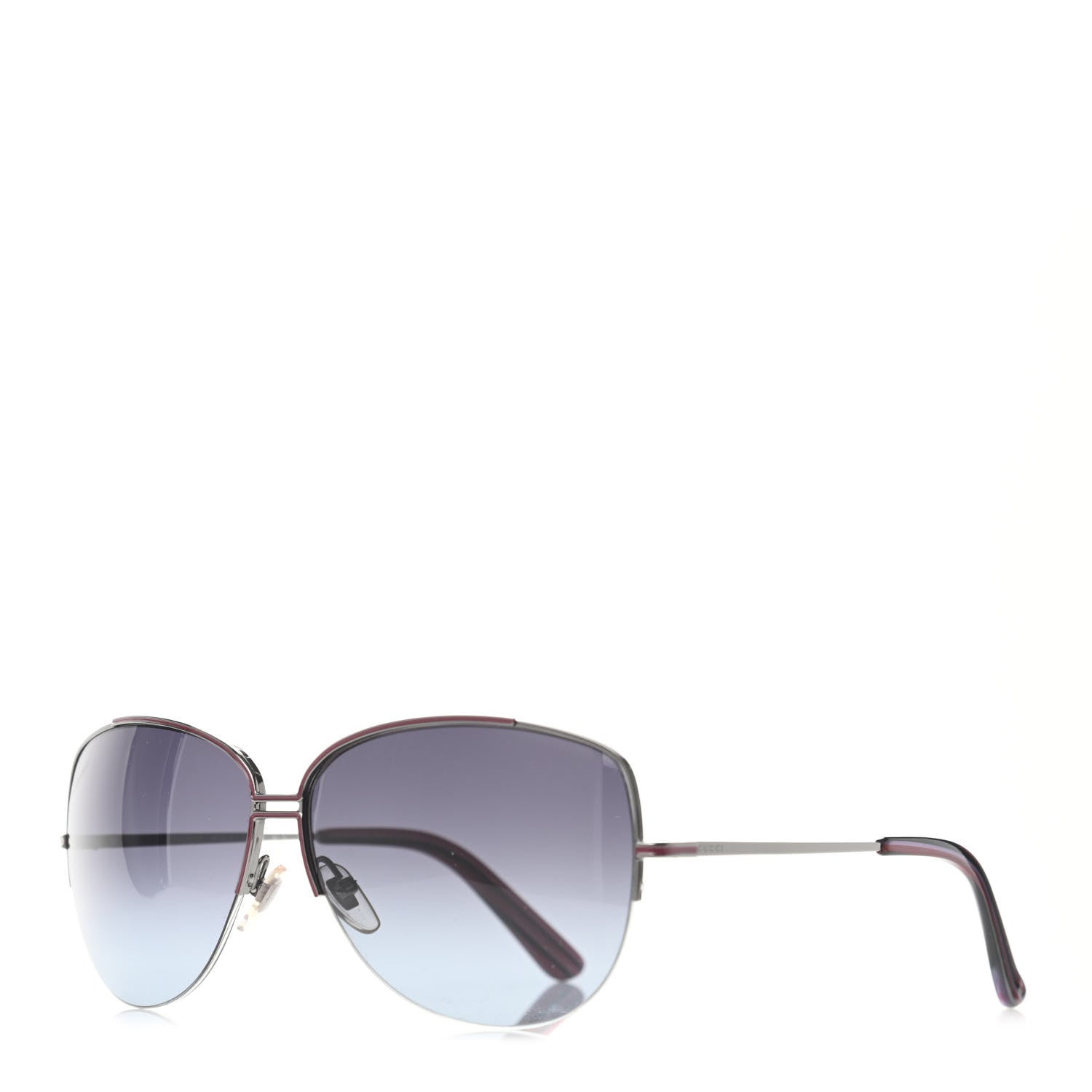Gucci Metal Aviator Sunglasses GG 2889/S Silver 1 of 4