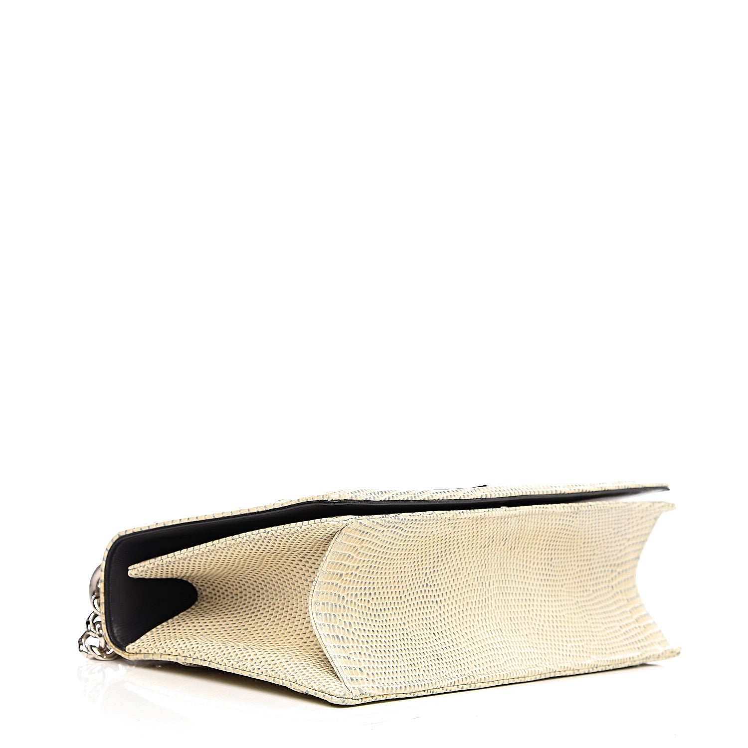 Christian Dior Lizard Medium Diorama Flap Bag Off White 3 of 10