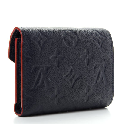 Louis Vuitton Empreinte Victorine Wallet Marine Rouge 3 of 9