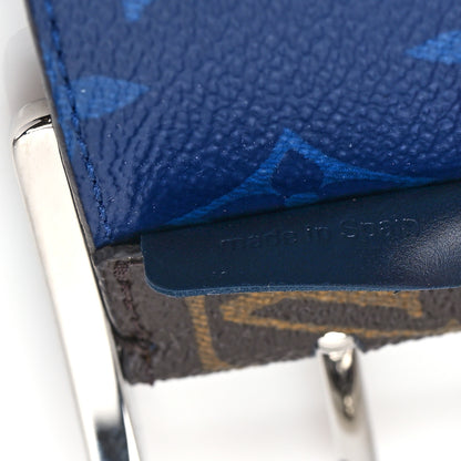 Louis Vuitton Monogram 40mm Reverso Belt 85 34 Pacific Blue 5 of 5