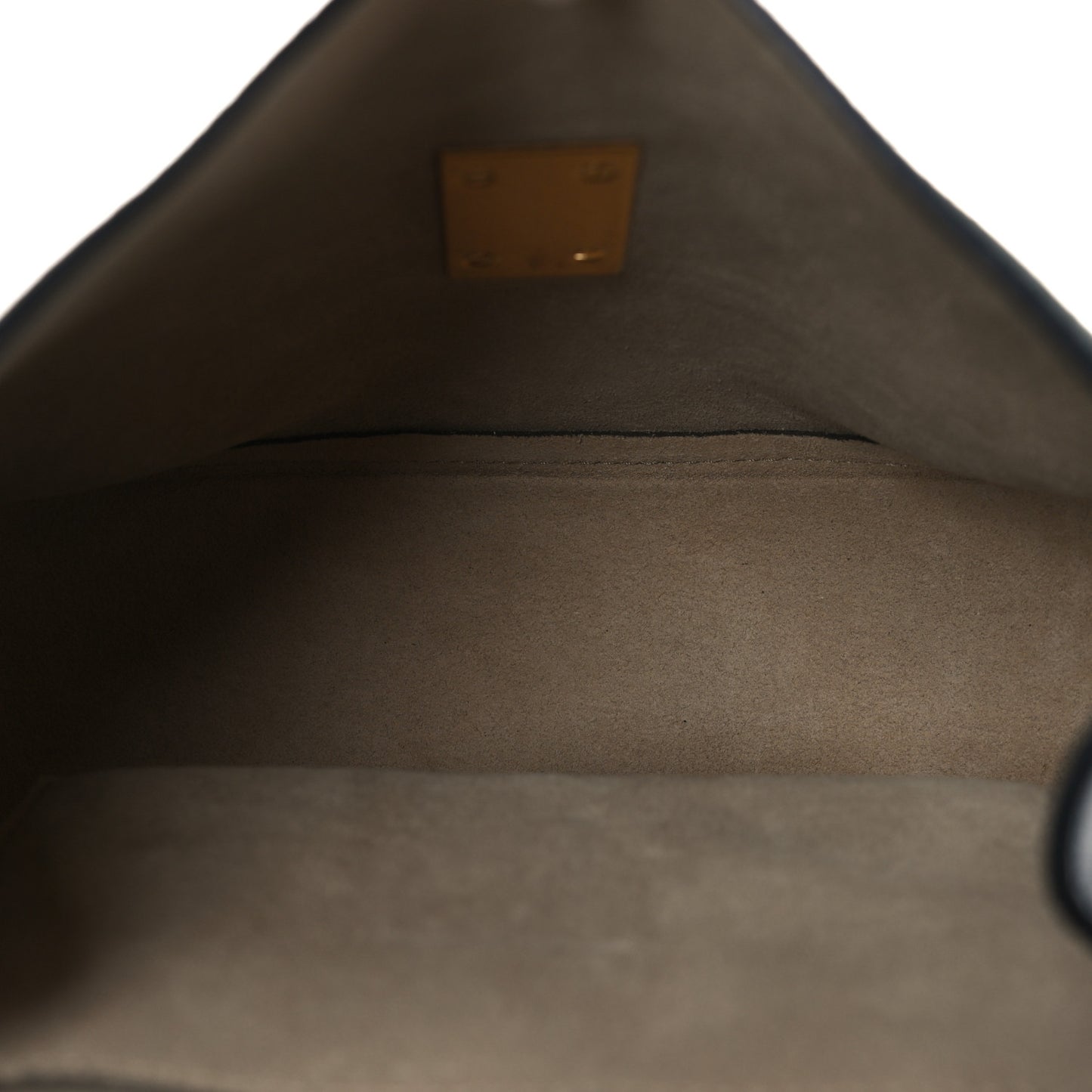 Suede Smooth Calfskin Drew Shoulder Bag Black