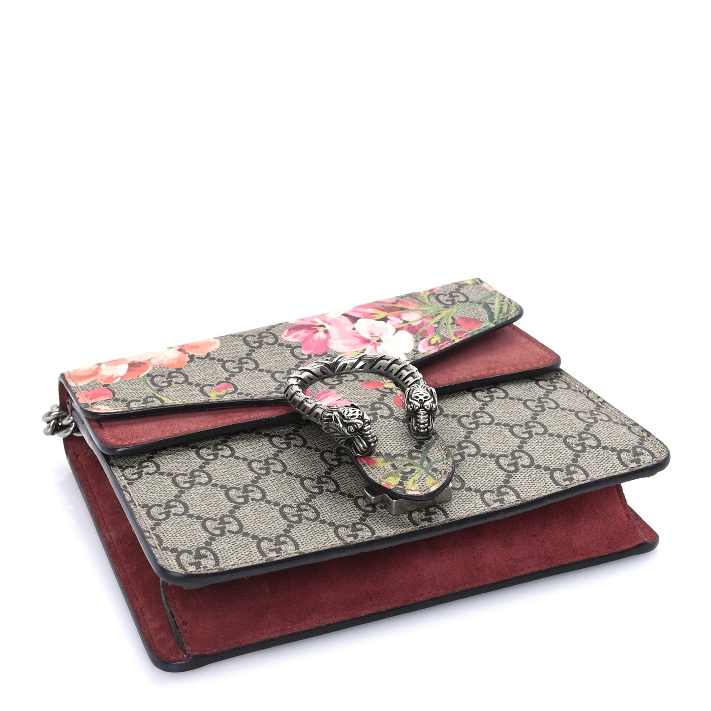 GG Supreme Monogram Blooms Mini Dionysus Shoulder Bag  Beige Multicolor Dry Rose