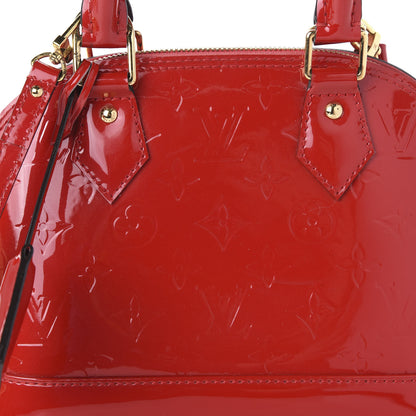 Louis Vuitton Vernis Alma BB Cherry 9 of 12