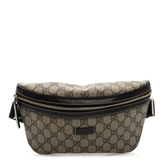 Gucci GG Supreme Monogram Belt Bag Dark Brown 1 of 1