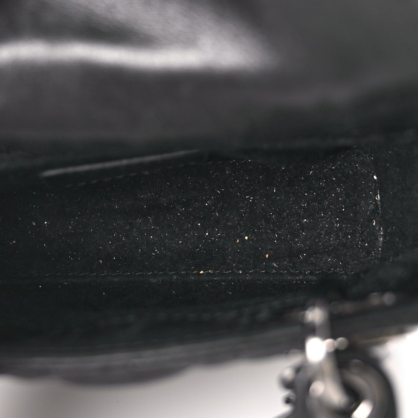 Lambskin Cannage Mini Lady Dior Black