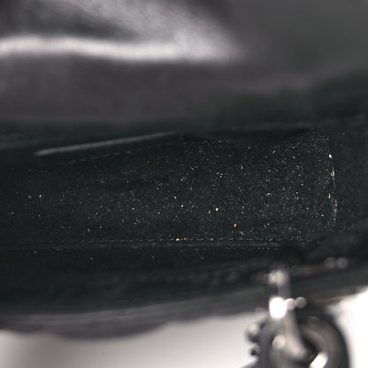 Christian Dior Lambskin Cannage Mini Lady Dior Black 4 of 8